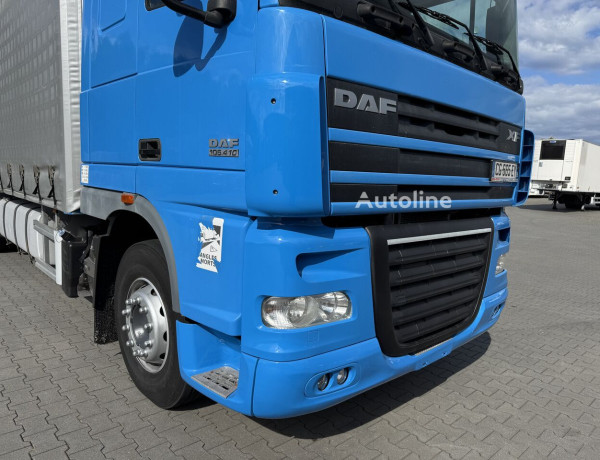 Ciężarówka firanka DAF XF 105 410 ATe winda retarder air integral import France