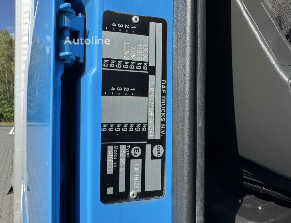 Ciężarówka firanka DAF XF 105 410 ATe winda retarder air integral import France