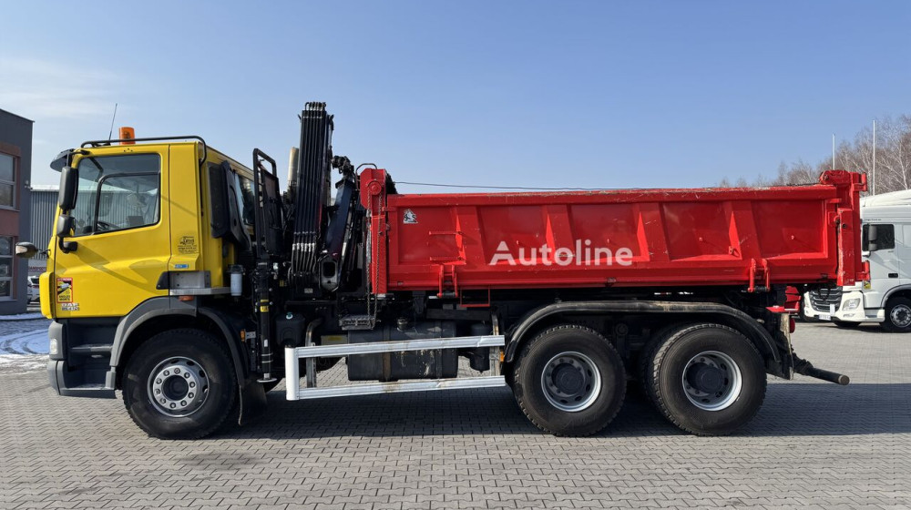 Wywrotka DAF CF 85.410 ATe EEV  6x4 DŻWIG HDS HYDROBURTA OPONY-90%
