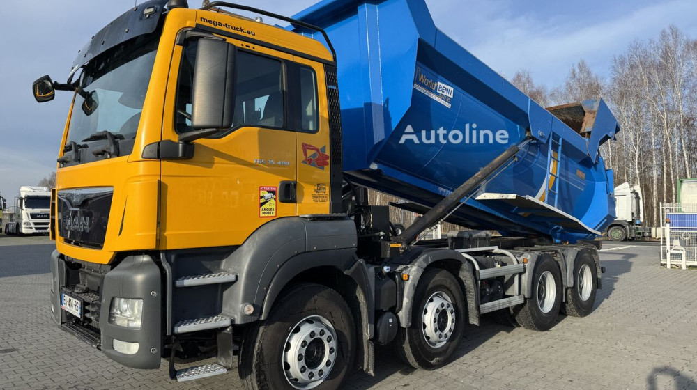 Wywrotka MAN TGS 35.480 8x4 HYDROKLAPA  IMPORT FRANCJA